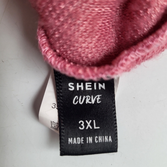 Shein Curve Pink Cropped Jacket, 3XL - Picture 3 of 12